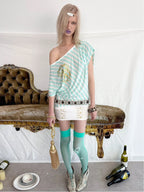 Batwing Mini Dress | Green