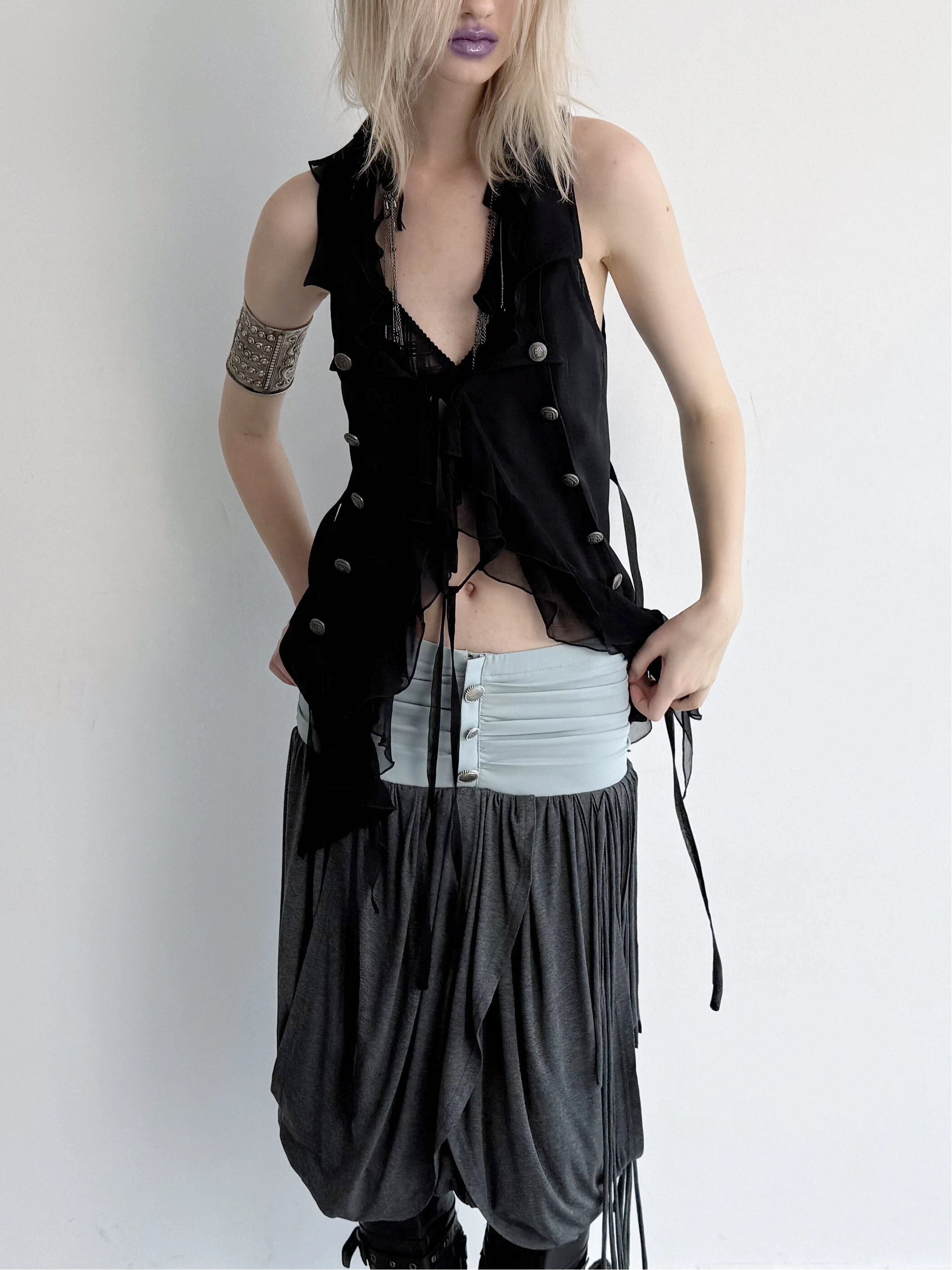 Jellyfish Waistcoat | Black