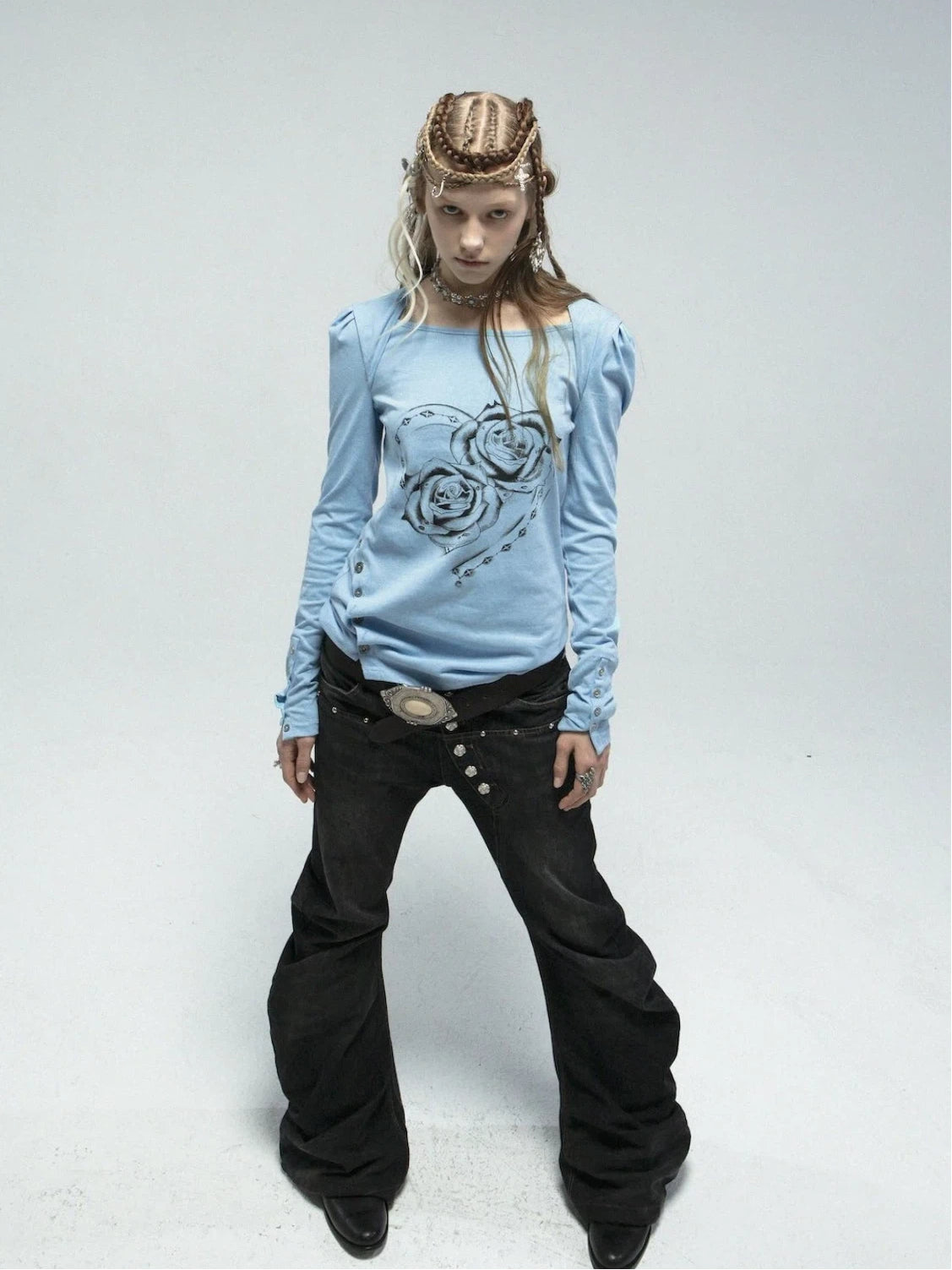 Curved Jeans | Black