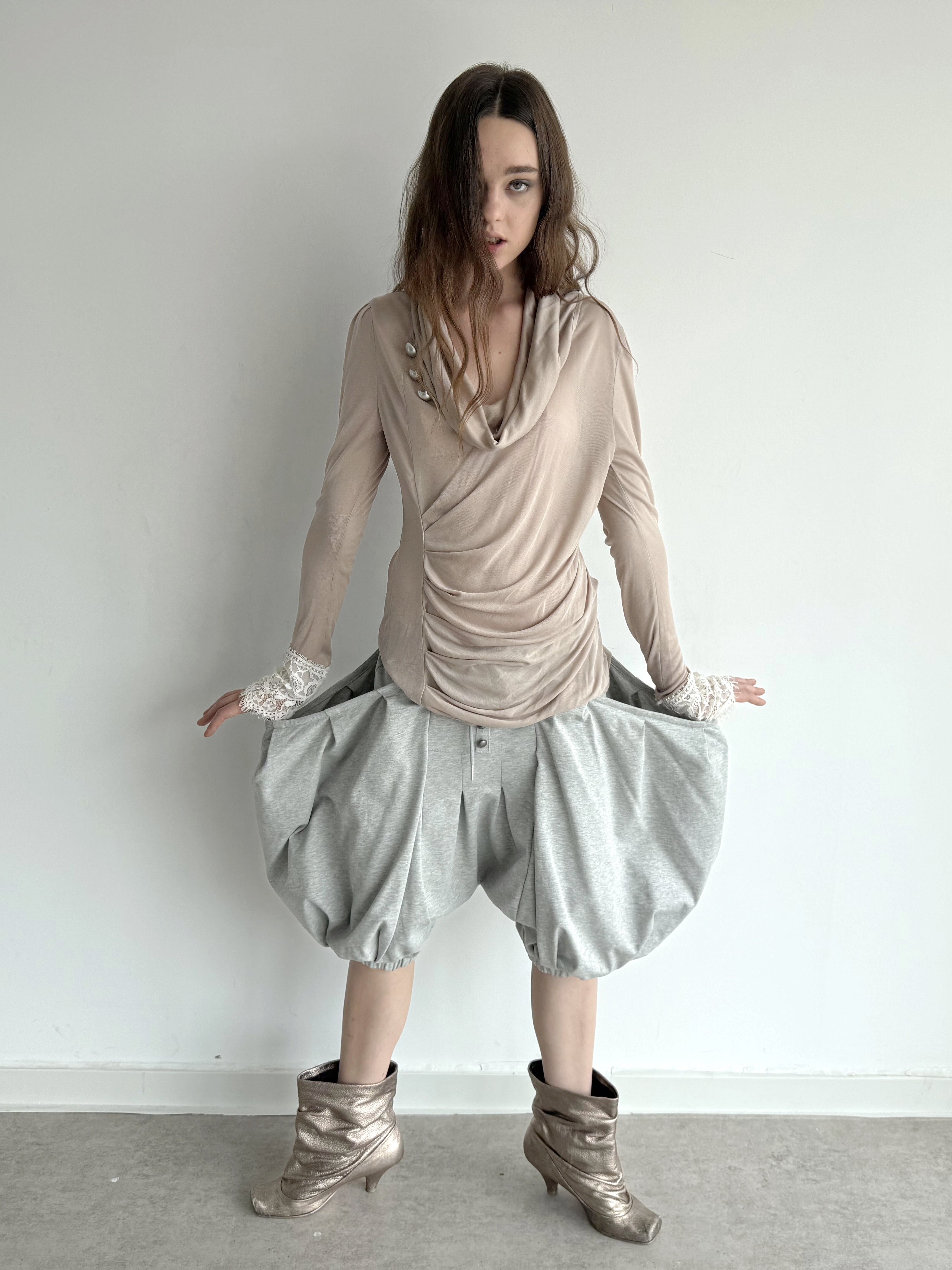 Shalott Draped Top  | 2 Colourways