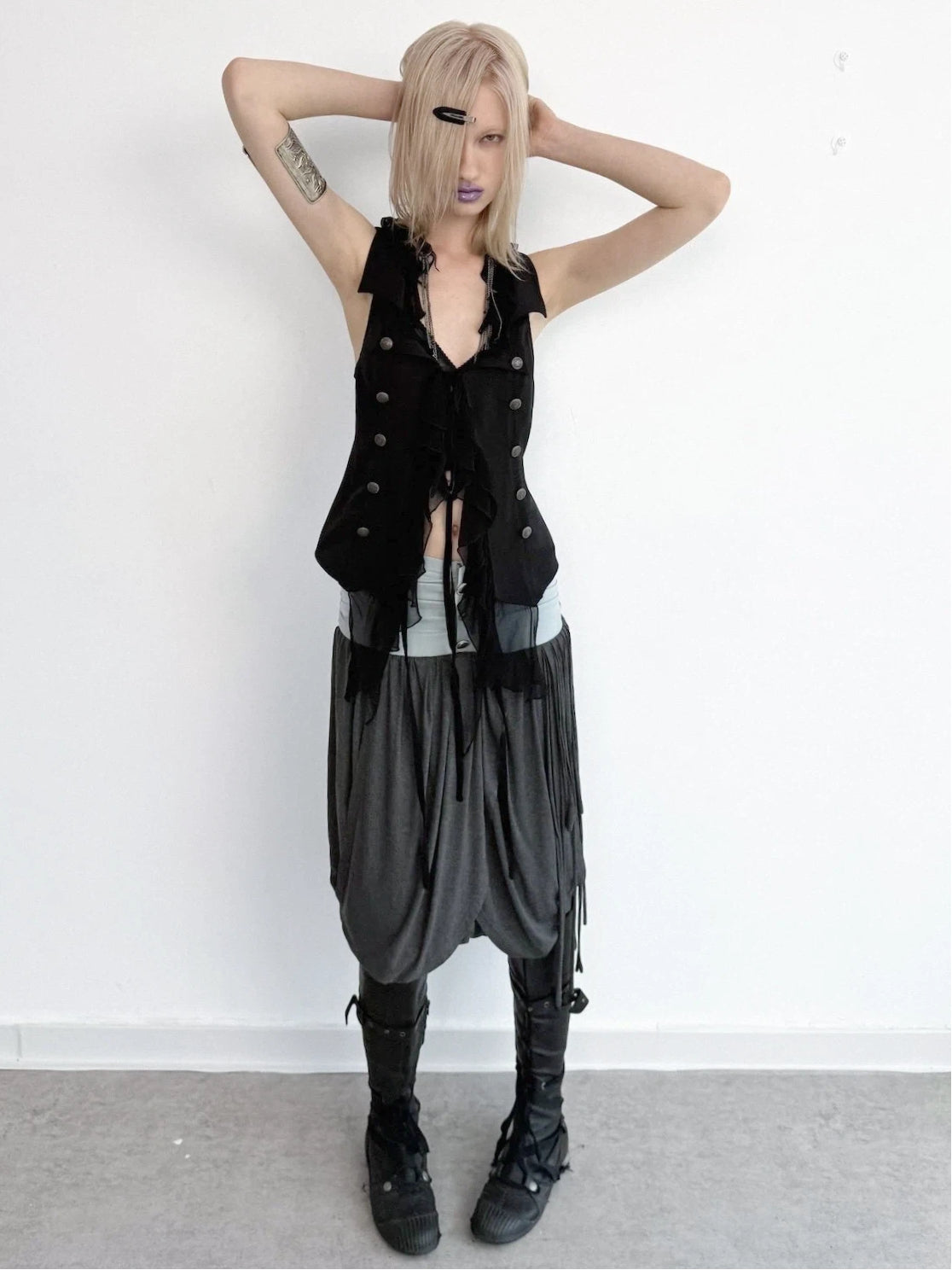 Jellyfish Waistcoat | Black