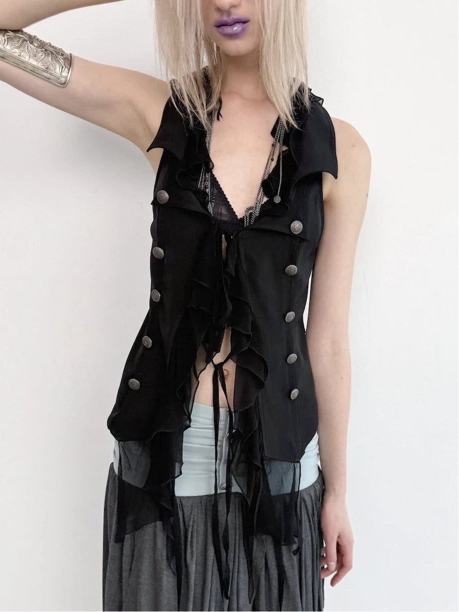 Jellyfish Waistcoat | Black