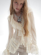 Shalott Lace Blouse | White
