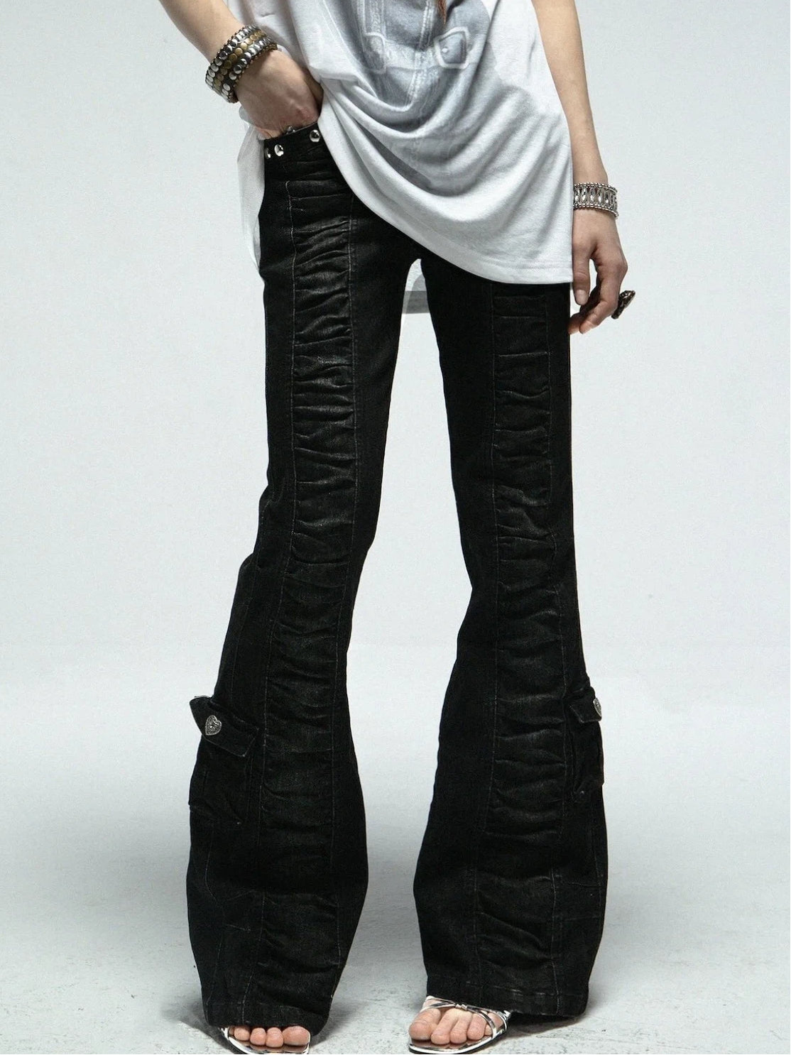 Ruched Jeans