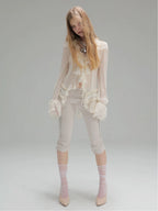 Capri Leggings  | Beige