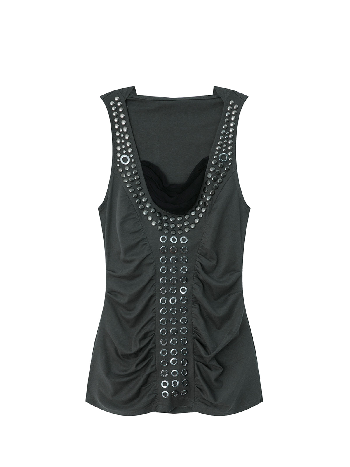 Aegis Studded Top | Grey