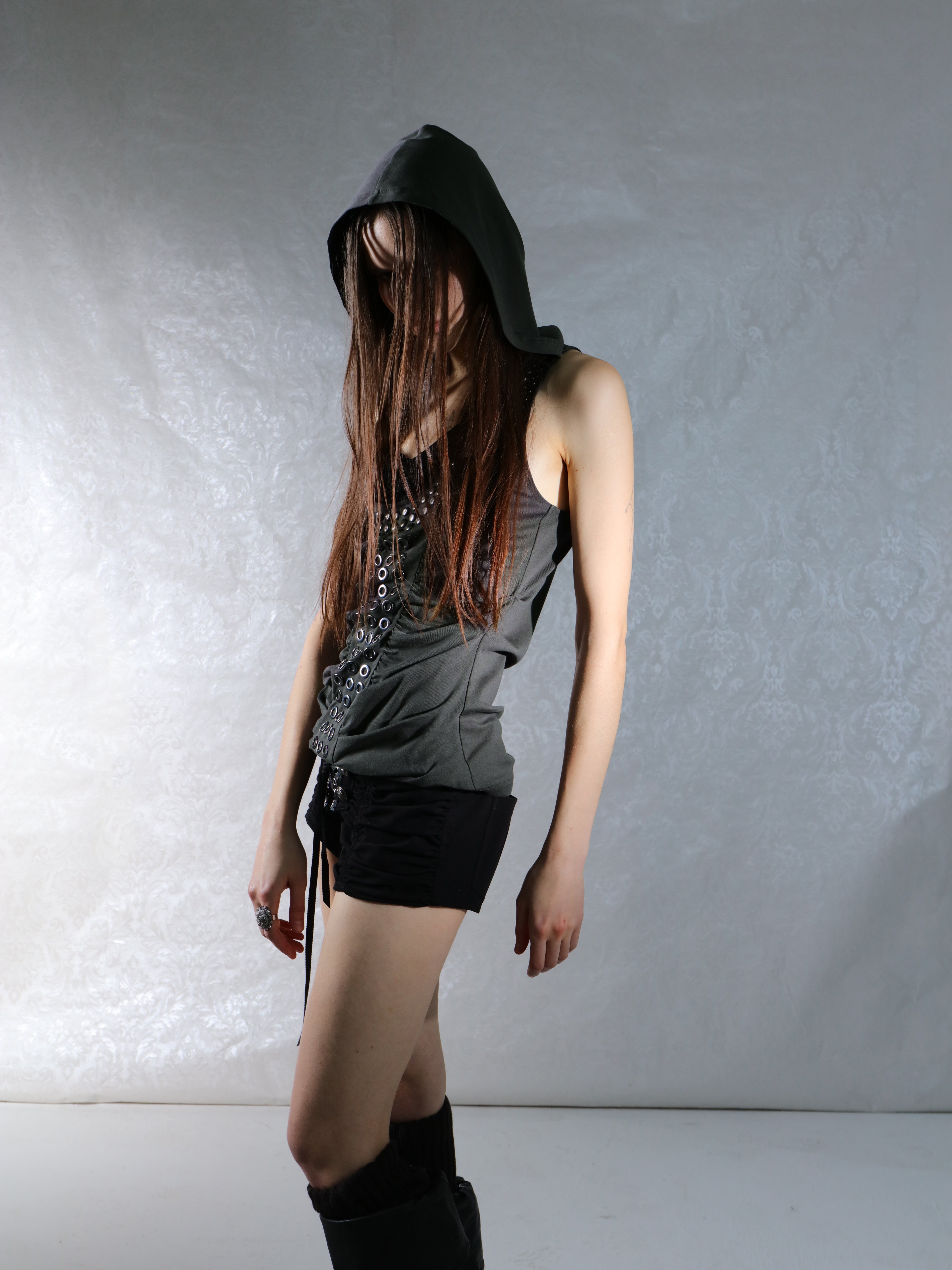 Ruched Shorts | Black