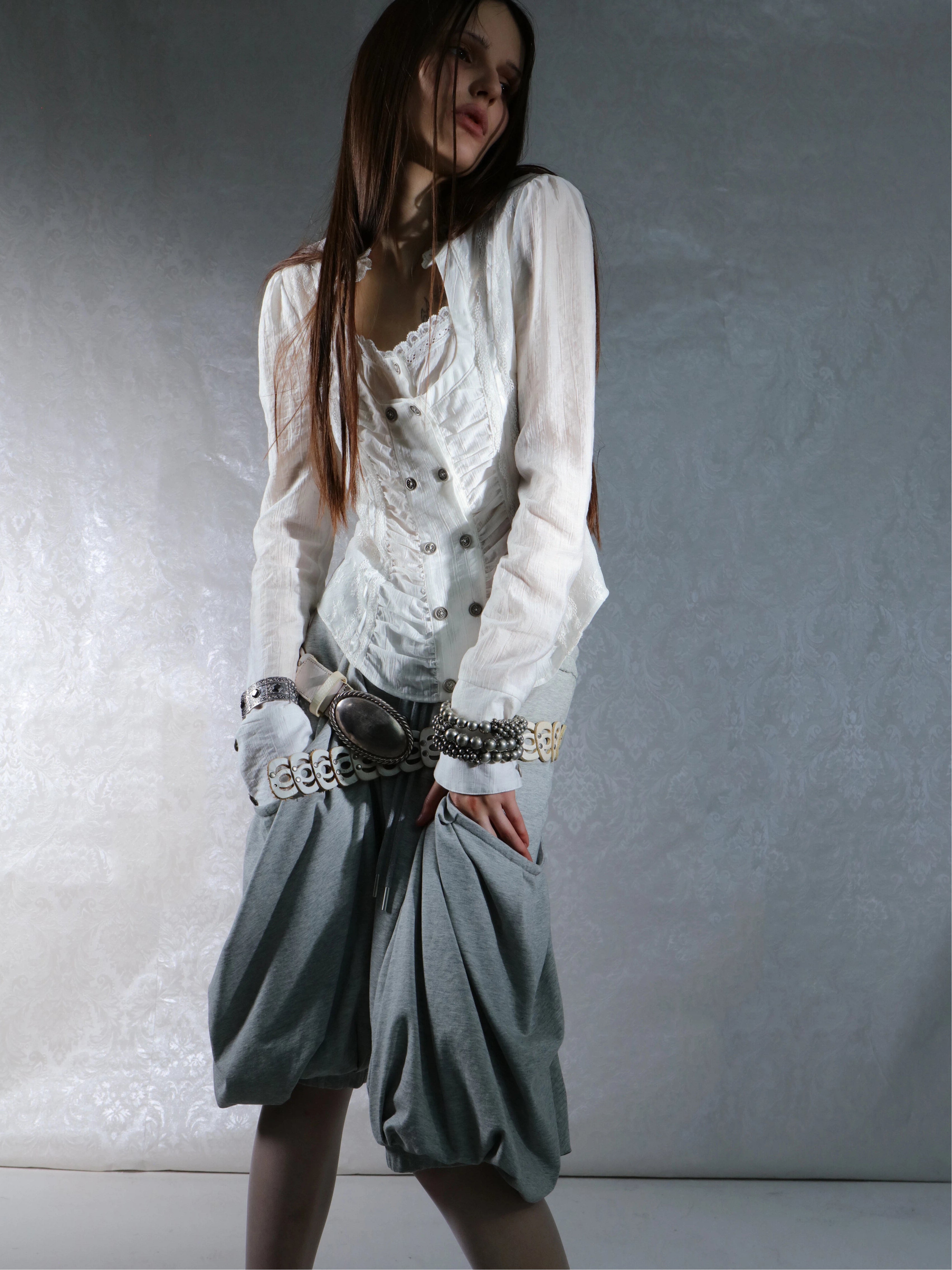 Artemis Lace Blouse | White