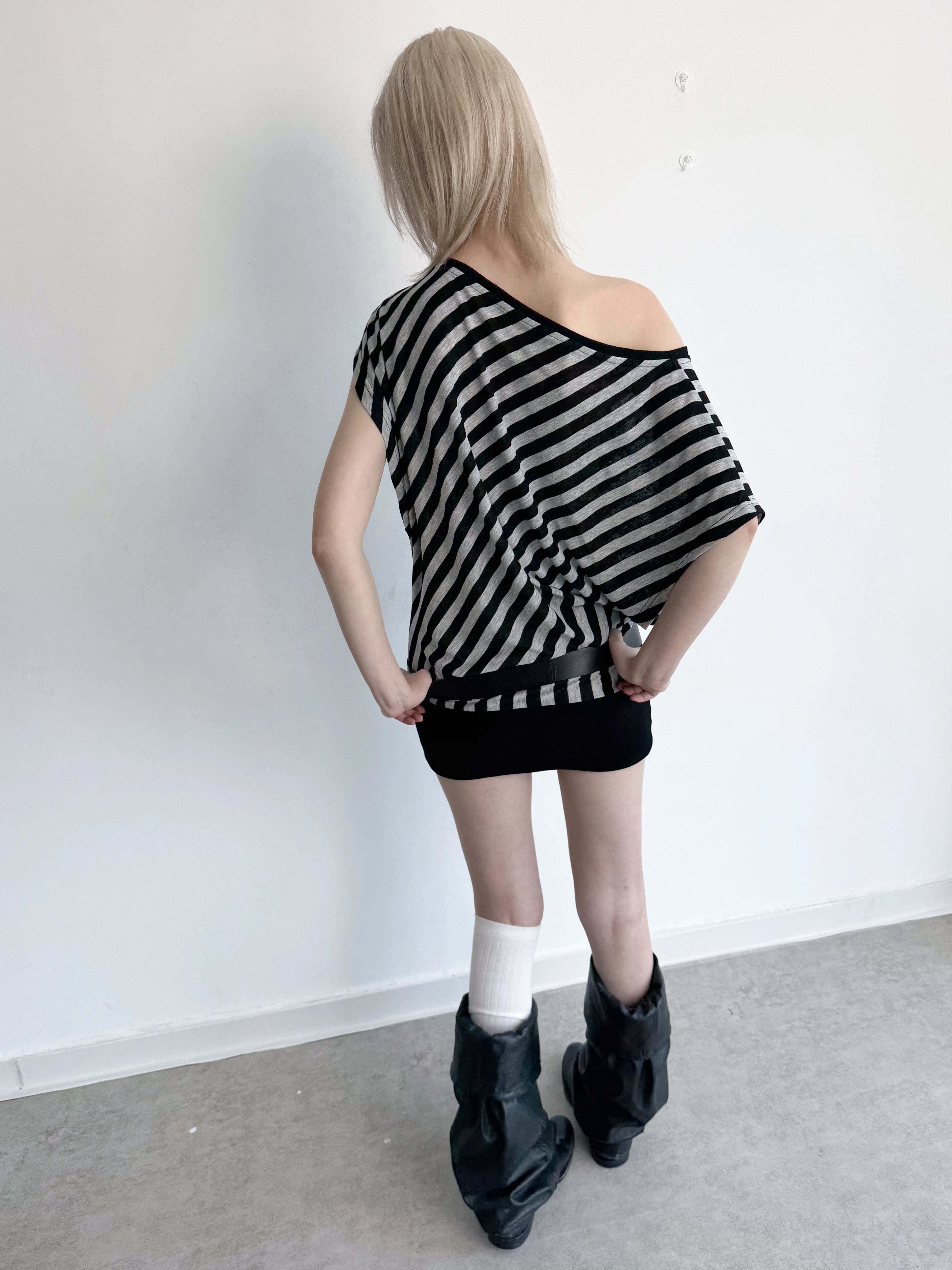 Batwing Mini Dress | Black