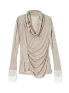 Shalott Draped Top  | 2 Colourways