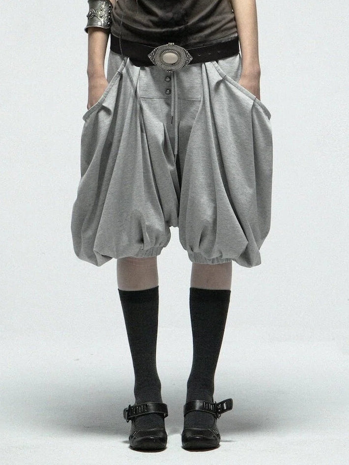 Harem Shorts | Light Grey