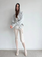 Capri Leggings  | Beige