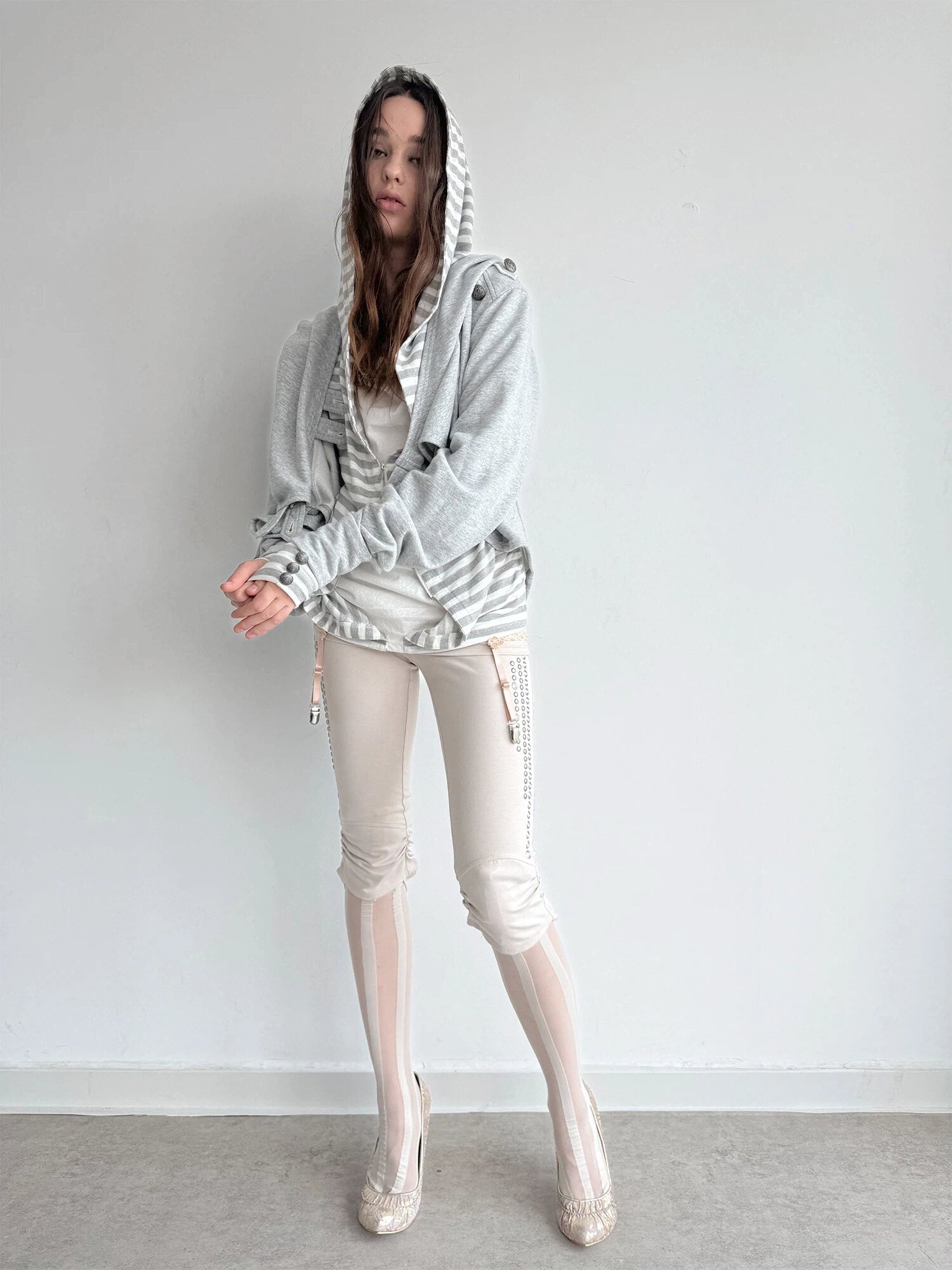 Capri Leggings  | Beige
