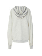 Layered Hoodie | White