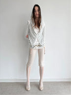 Capri Leggings  | Beige
