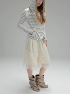 Lace Shorts | Ivory