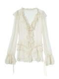 Shalott Lace Blouse | White