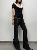 Ruched Jeans
