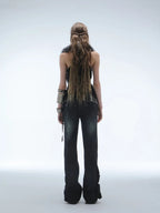 Swirl Studded Jeans
