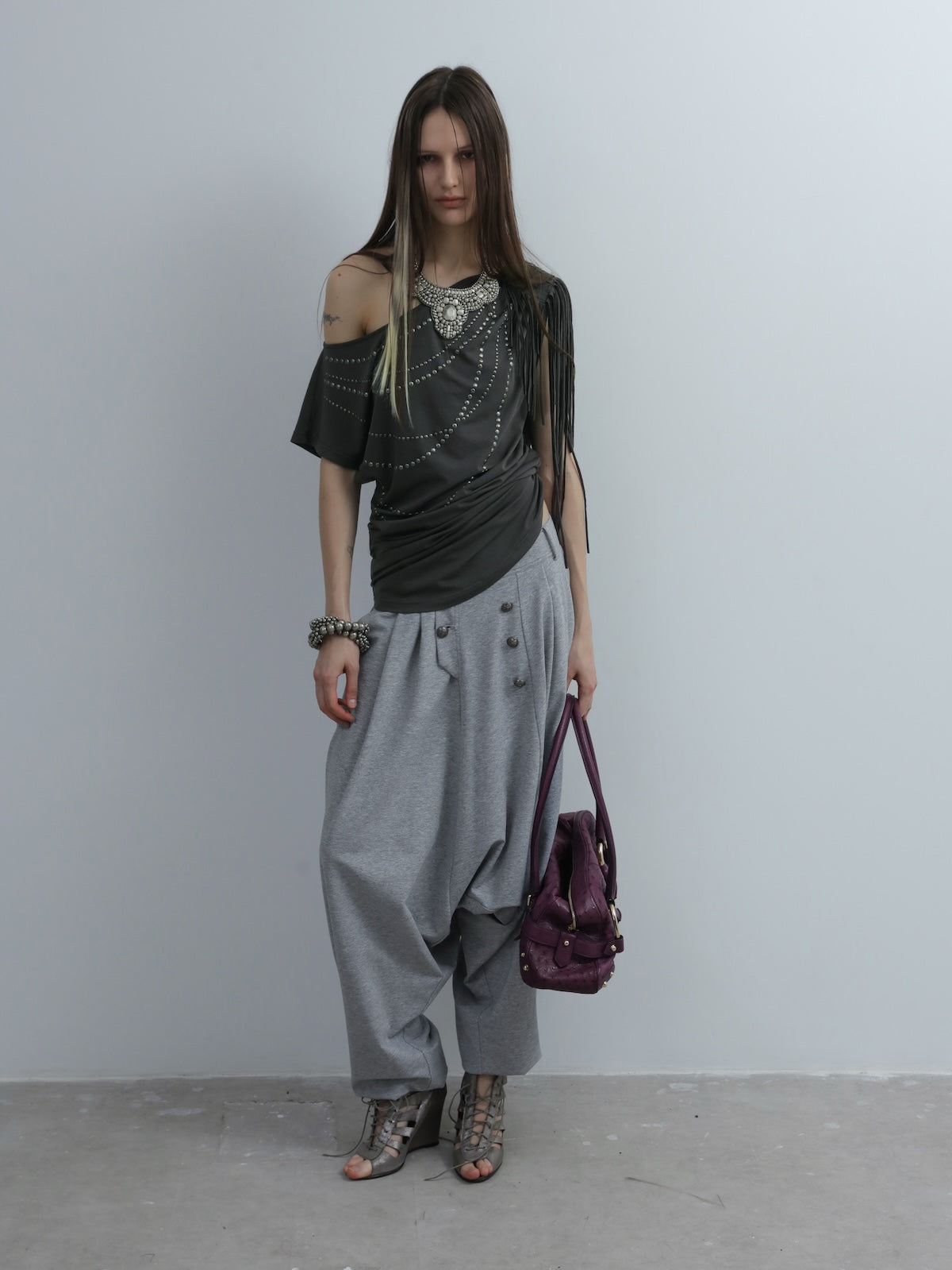 Harem Pants | Light Grey