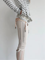 Capri Leggings  | Beige