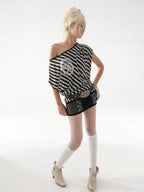 Batwing Mini Dress | Black