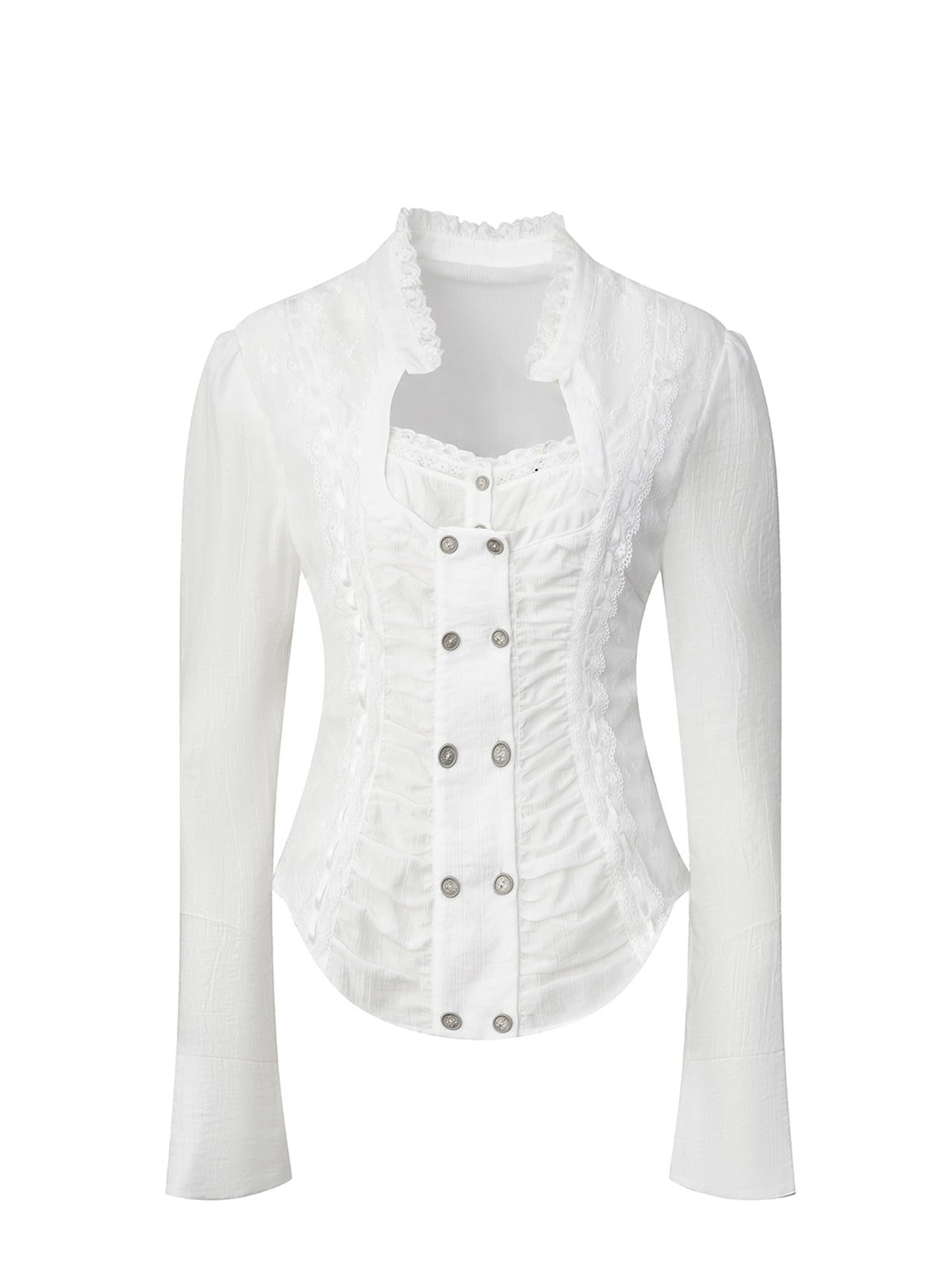 Artemis Lace Blouse | White