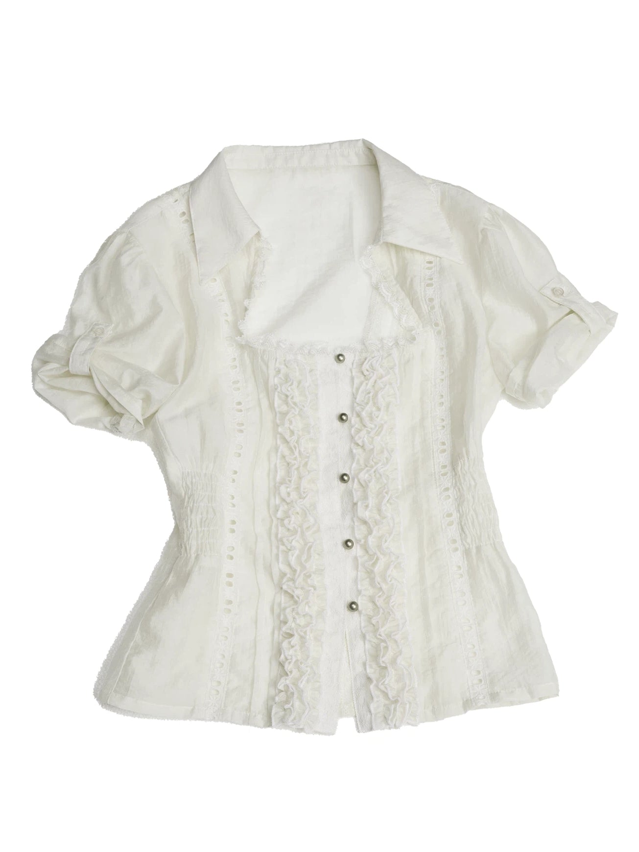 Midsummer Milkmaid Blouse | White
