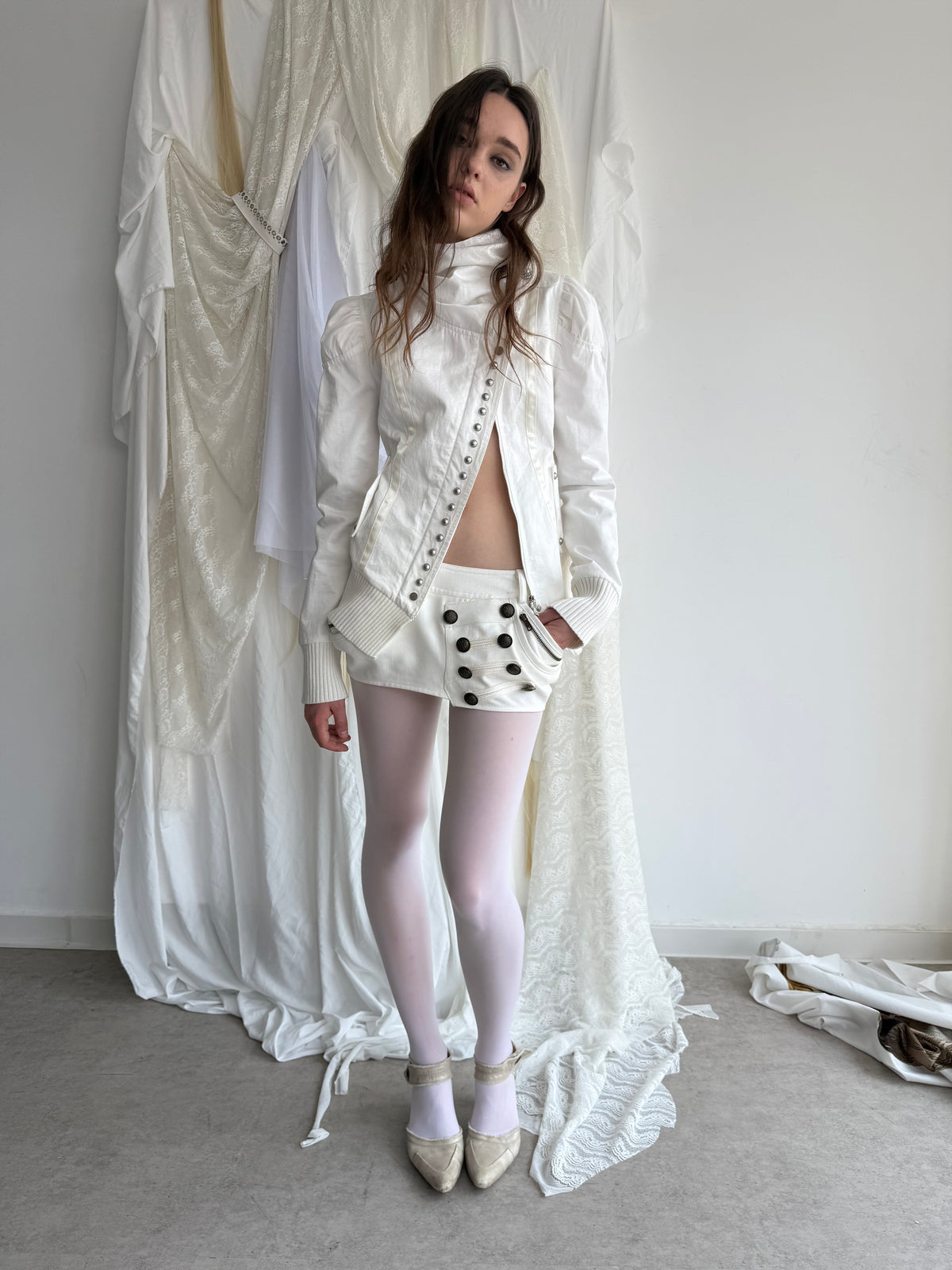 Napoleon Skort | White