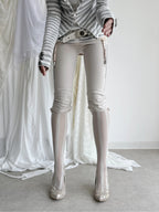 Capri Leggings  | Beige