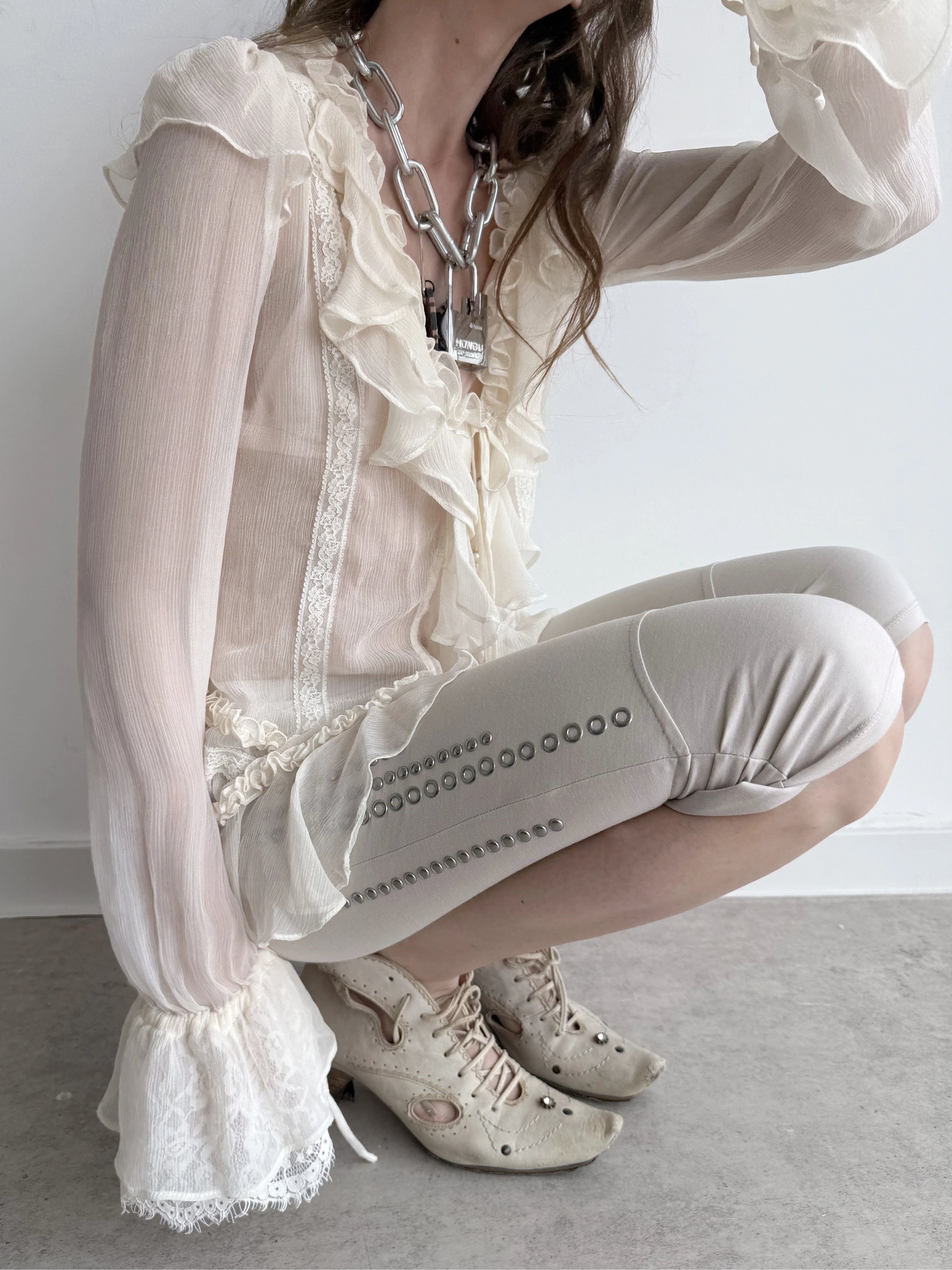 Capri Leggings  | Beige