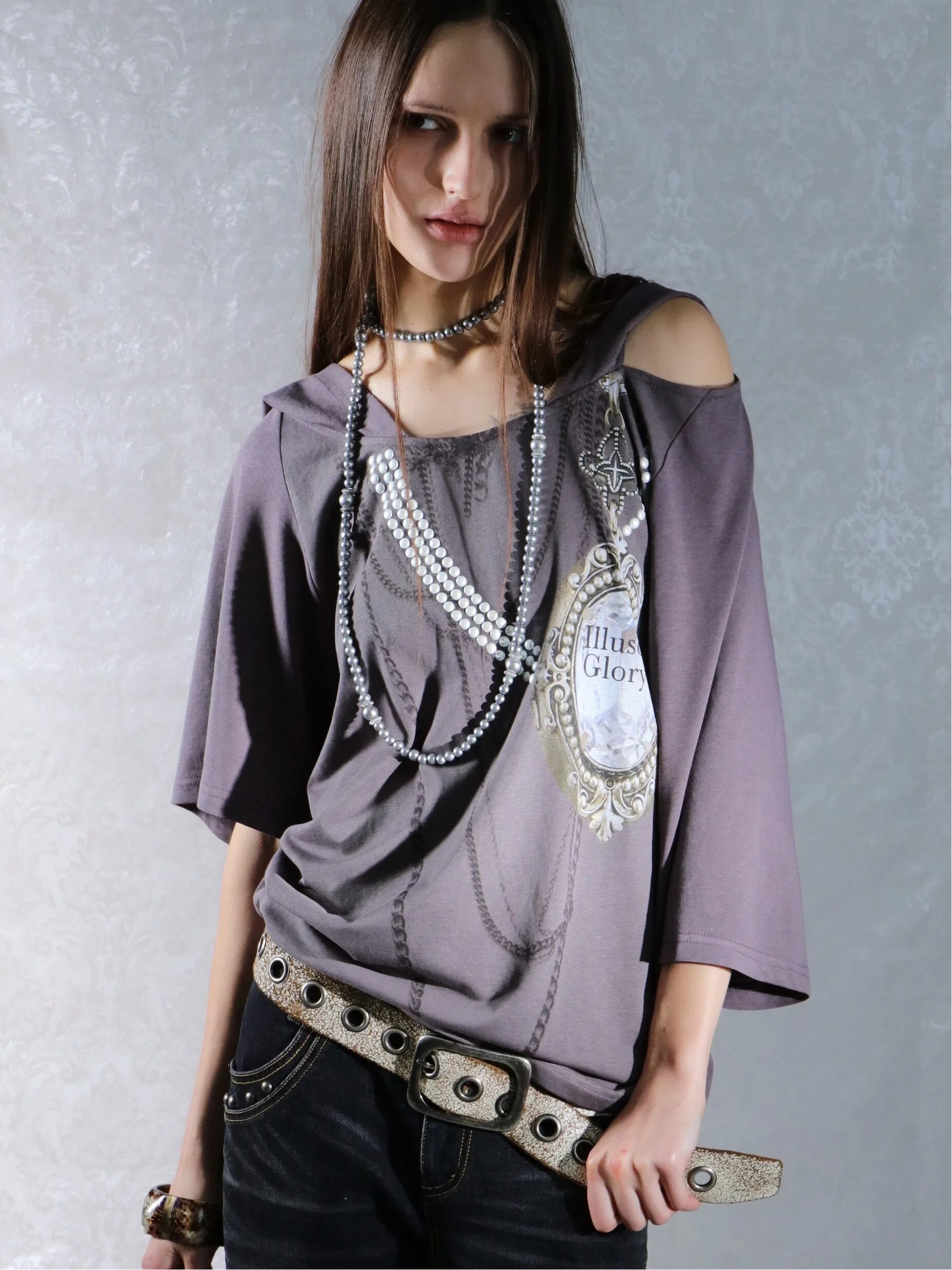 Batwing Hooded Top | Lilac