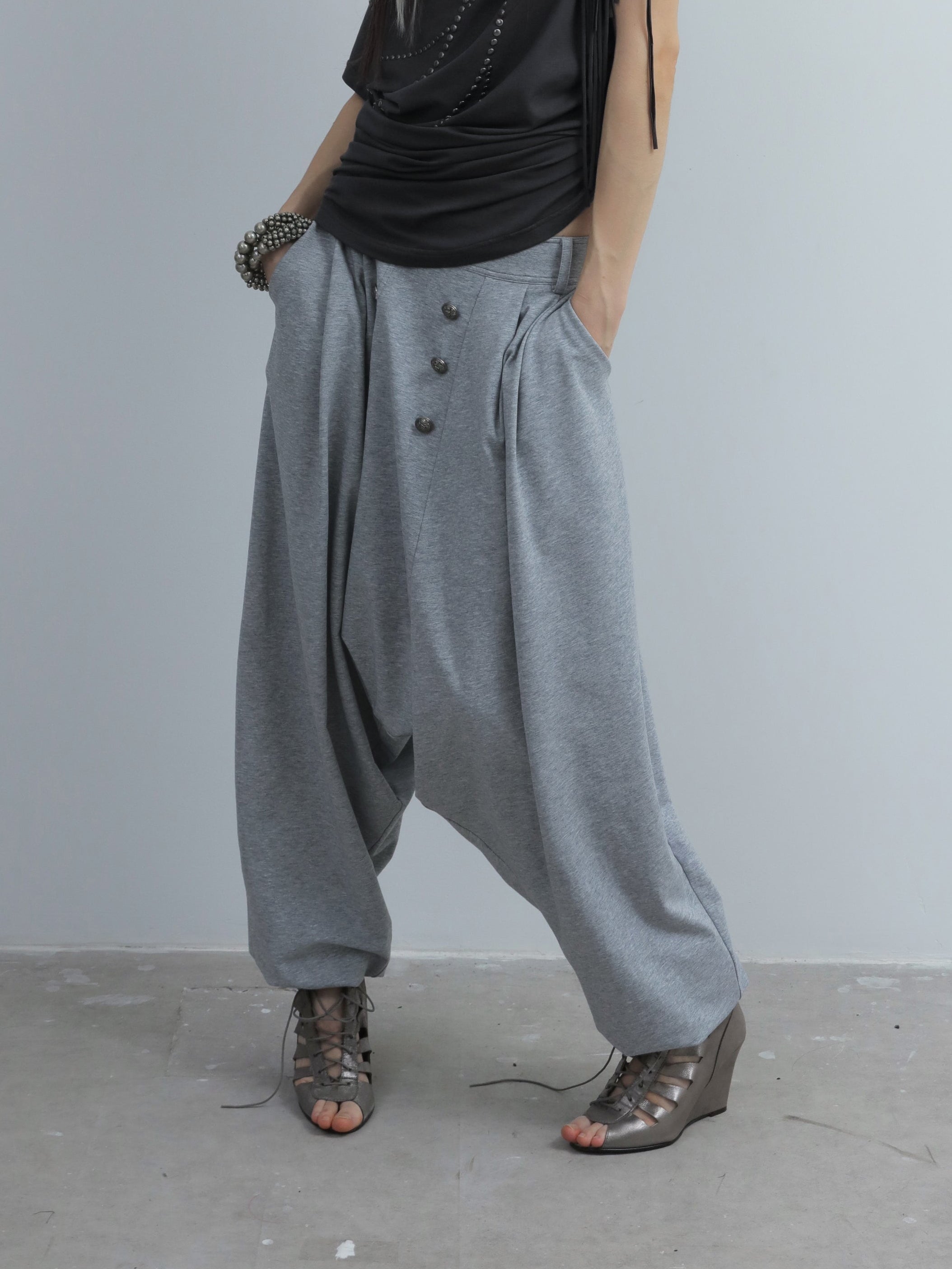 Harem Pants | Light Grey