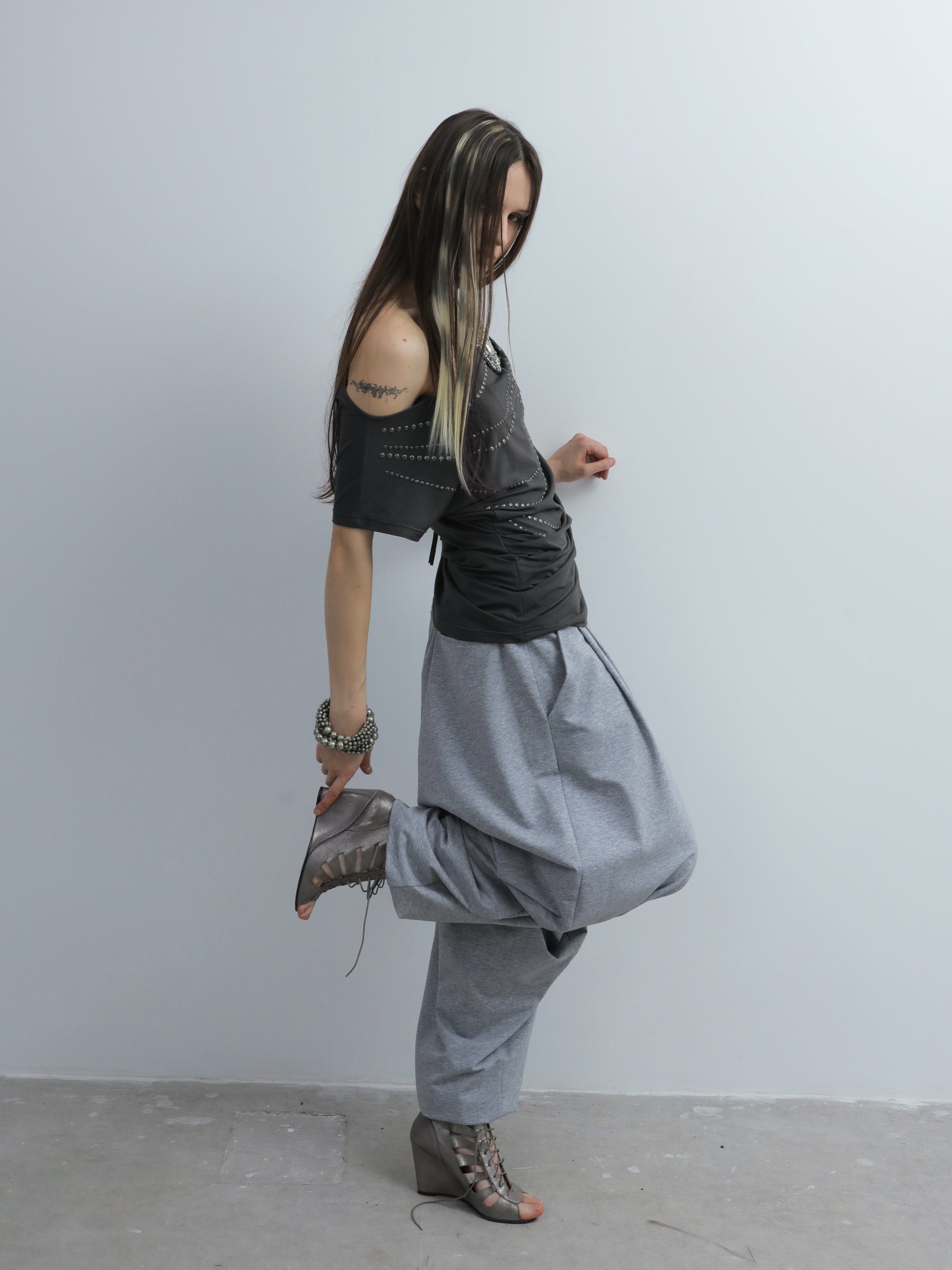 Harem Pants | Light Grey