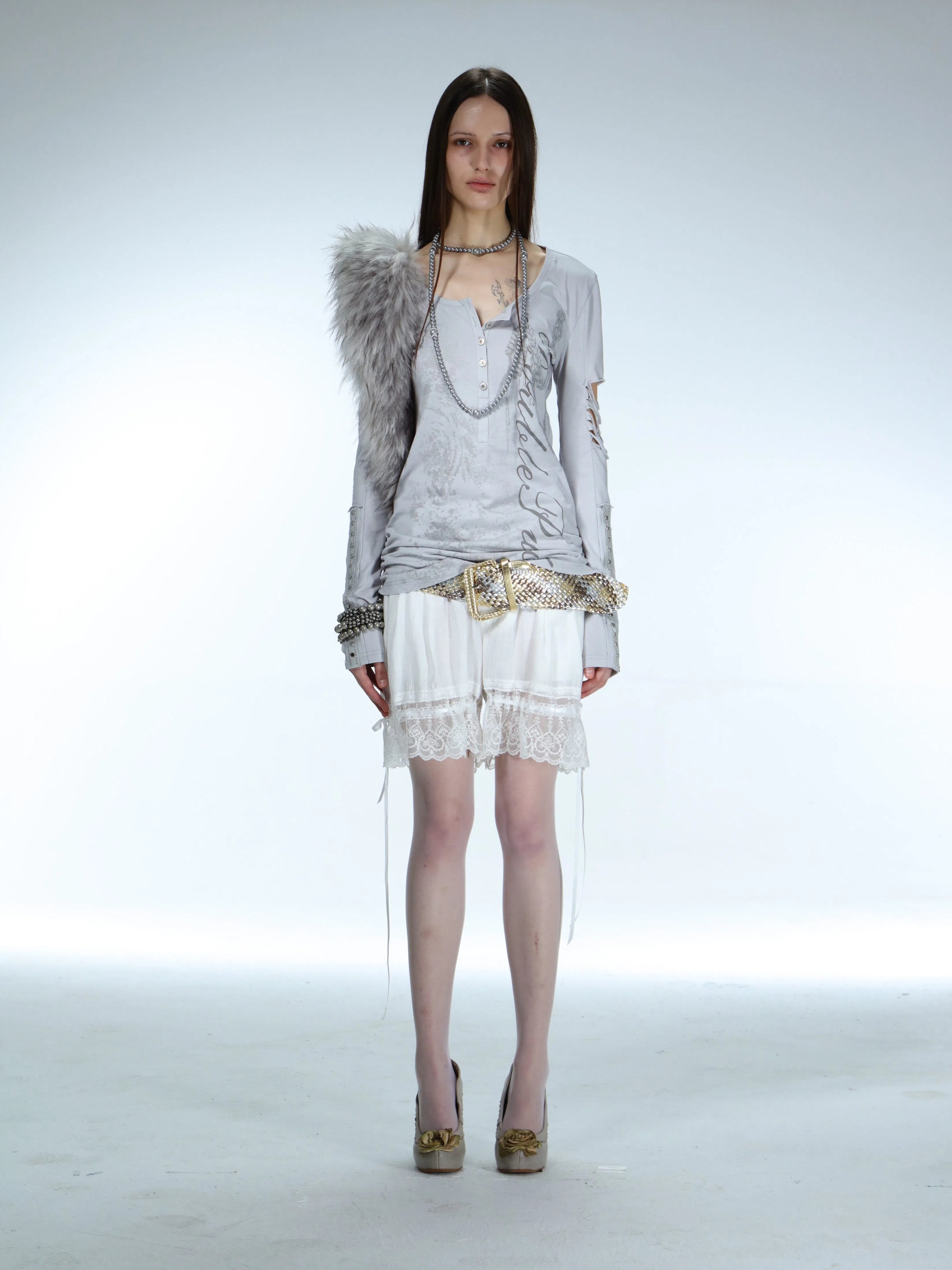 Henley Top | Mist Blue